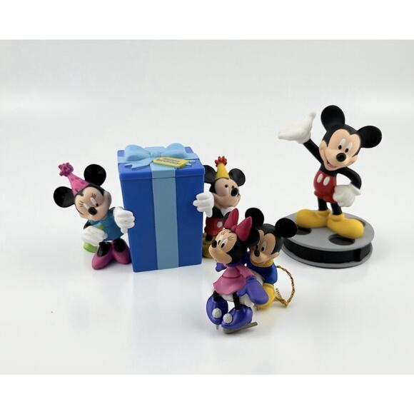 Assortment of Vintage Disney items Pop up box, Ornament, Figurine Mickey - Picture 1 of 12